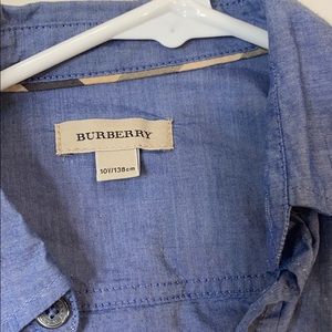 Boys Burberry shirt size 10